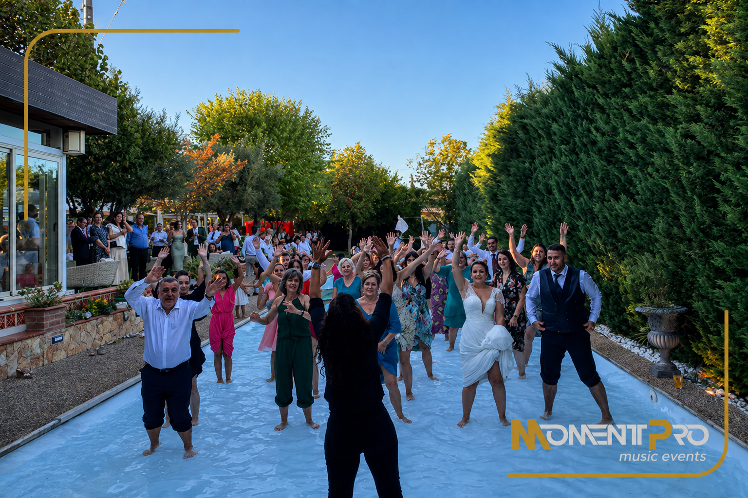 Energia em pista num casamento Moment Pro